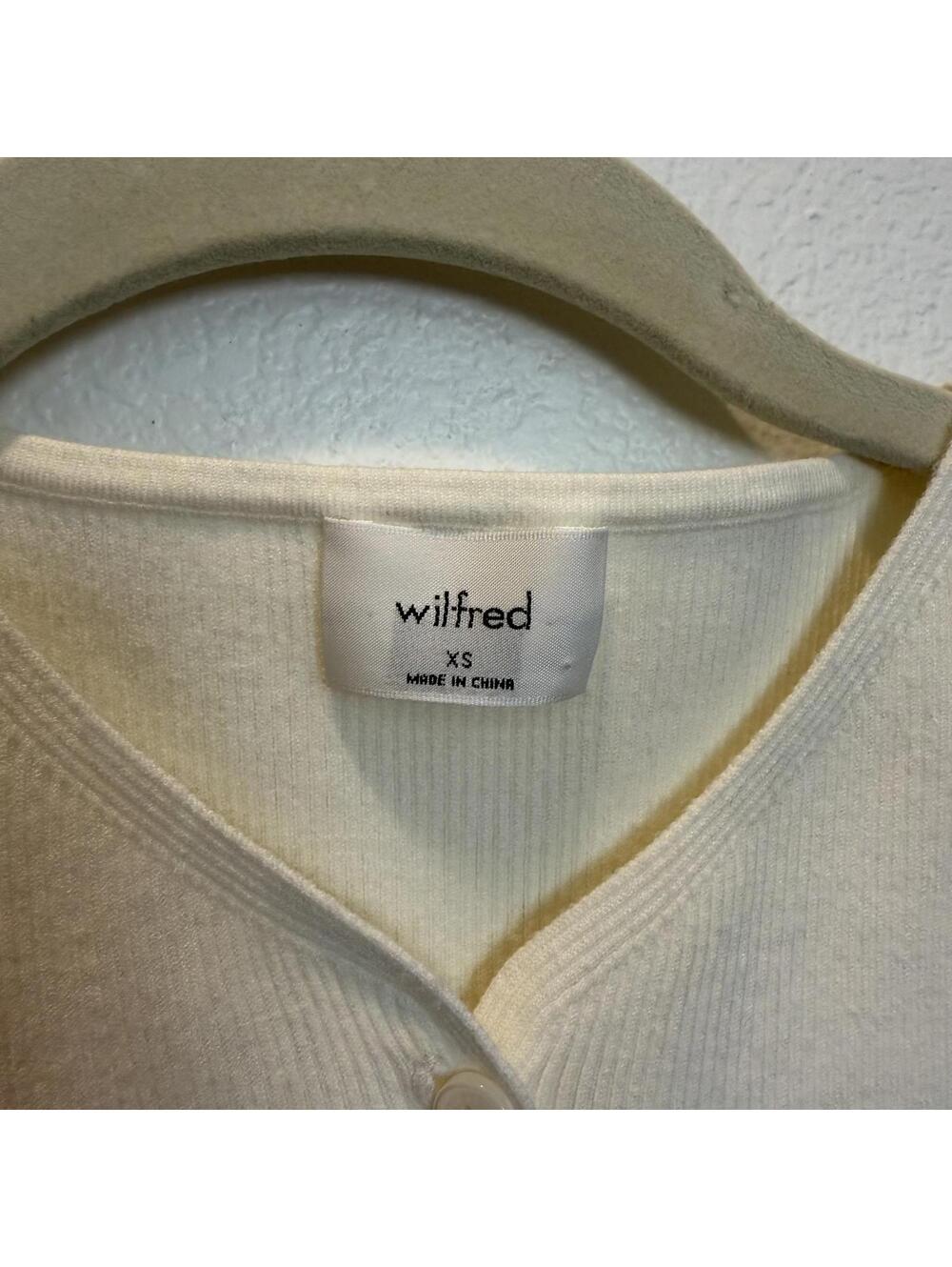 Aritzia Wilfred Knit Button Front Sleeveless Top - Picture 3 of 4